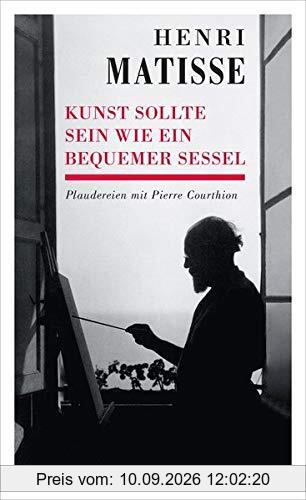 Kunst sollte sein wie ein bequemer Sessel: Plaudereien mit Pierre Courthion (Kampa Salon / Gespräche)