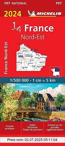 Die Buchhandlung in Oelde hat das Buch Michelin Nordostfrankreich: Straßen- und Tourismuskarte 1:500.000 (MICHELIN Nationalkarten)