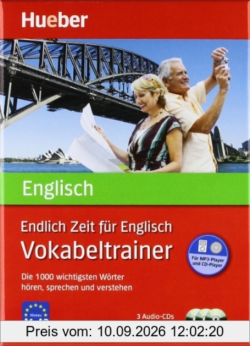 Endlich Zeit für Englisch - Vokabeltrainer: Die 1.000 wichtigsten Wörter hören, sprechen und verstehen / Paket
