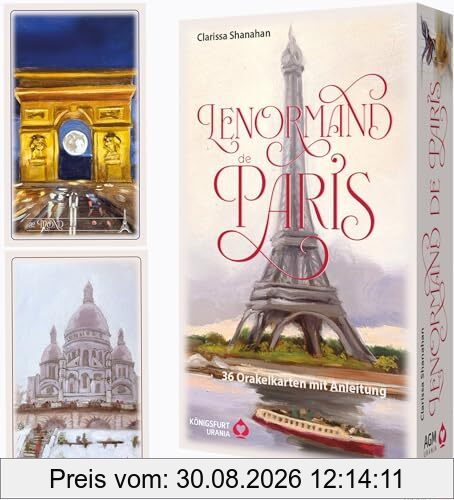 Lenormand de Paris - Eine Reise durch das historische Paris: 36 Lenormand-Karten und 140-seitiges Booklet