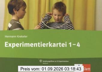Experimentierkartei 1 - 4: 57 Karteikarten mit Experimenten Klasse 1-4