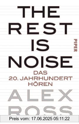 Binding : Gebundene Ausgabe, Edition : 4, Label : Piper, Publisher : Piper, medium : Gebundene Ausgabe, numberOfPages : 704, publicationDate : 2009-10-01, authors : Alex Ross, translators : Ingo Herzke, languages : german, ISBN : 3492053017