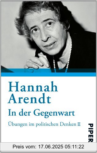 Binding : Taschenbuch, Label : Piper Taschenbuch, Publisher : Piper Taschenbuch, medium : Taschenbuch, numberOfPages : 496, publicationDate : 2012-09-17, authors : Hannah Arendt, languages : german, ISBN : 3492301738