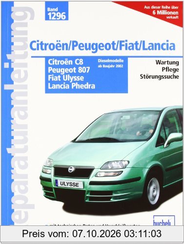 Citroen C8 / Peugeot 807 / Fiat Ulysse / Lancia Phedra Diesel