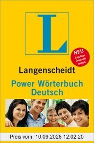 Langenscheidt Power Wörterbuch Deutsch: einsprachig Deutsch (Langenscheidt Power Wörterbücher)