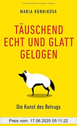 Binding : Gebundene Ausgabe, Label : Verlag Nagel & Kimche AG, Publisher : Verlag Nagel & Kimche AG, medium : Gebundene Ausgabe, numberOfPages : 320, publicationDate : 2017-08-21, releaseDate : 2017-08-21, authors : Maria Konnikova, translators : Anna Leube, Wolf Leube, languages : german, ISBN : 3312010403