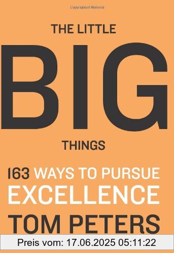 Binding : Gebundene Ausgabe, Label : HarperBusiness, Publisher : HarperBusiness, NumberOfItems : 1, PackageQuantity : 1, medium : Gebundene Ausgabe, numberOfPages : 576, publicationDate : 2010-03-09, releaseDate : 2010-03-09, authors : Peters, Thomas J., languages : english, ISBN : 0061894087