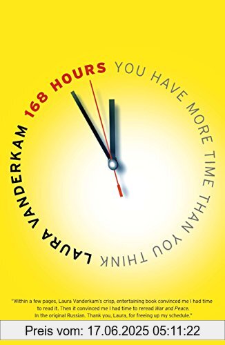 Binding : Taschenbuch, Edition : Reprint, Label : Penguin, Publisher : Penguin, NumberOfItems : 1, PackageQuantity : 1, medium : Taschenbuch, numberOfPages : 272, publicationDate : 2011-11-24, releaseDate : 2011-05-31, authors : Laura Vanderkam, languages : english, ISBN : 159184410X