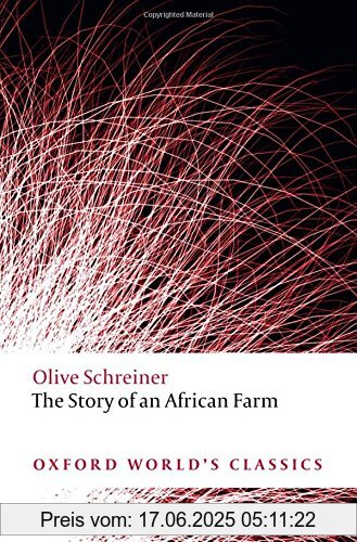Binding : Taschenbuch, Edition : New Ed. /, Label : Oxford University Press, Publisher : Oxford University Press, NumberOfItems : 1, medium : Taschenbuch, numberOfPages : 336, publicationDate : 2008-11-13, authors : Olive Schreiner, languages : english, ISBN : 0199538018