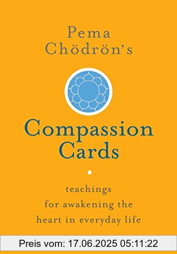 Binding : Karten, Edition : Box Crds, Label : Shambhala, Publisher : Shambhala, PackageQuantity : 1, medium : Karten, numberOfPages : 59, publicationDate : 2016-11-15, releaseDate : 2016-11-15, authors : Pema Chödrön, languages : english, ISBN : 1611803640