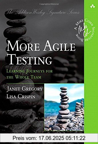 Binding : Taschenbuch, Edition : 01, Label : Addison Wesley, Publisher : Addison Wesley, NumberOfItems : 1, PackageQuantity : 1, medium : Taschenbuch, numberOfPages : 544, publicationDate : 2014-10-06, authors : Lisa Crispin, Janet Gregory, languages : english, ISBN : 0321967054