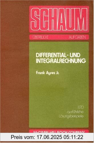 Binding : Taschenbuch, Label : McGraw-Hill, Publisher : McGraw-Hill, medium : Taschenbuch, numberOfPages : 346, publicationDate : 1975-01-01, authors : FRANK AYRES JR., languages : german, ISBN : 0070843716