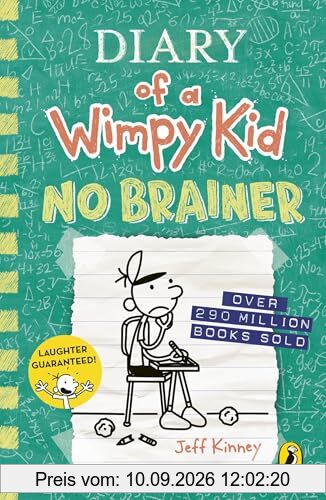 Diary of a Wimpy Kid: No Brainer (Book 18) (Diary of a Wimpy Kid, 18)