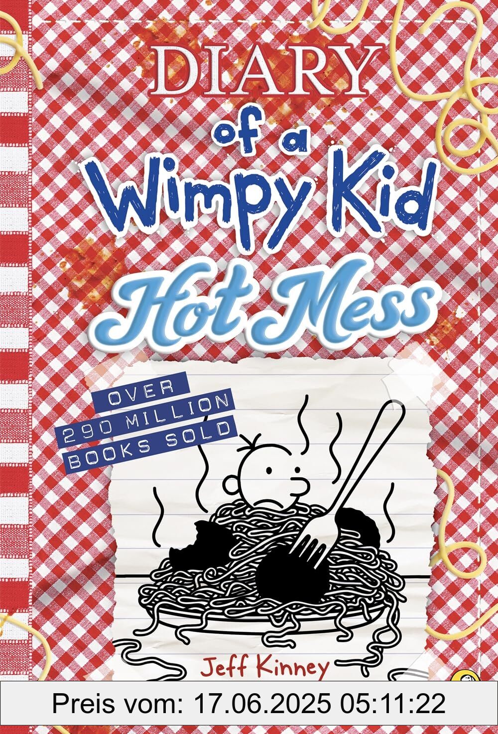 Binding : hardcover, Edition : 1, Label : Diary of a Wimpy Kid : Hot Mess (Book 19) (Diary of a Wimpy Kid, 19), medium : hardcover, numberOfPages : 224, publicationDate : 2024-10-22, releaseDate : 2024-10-22, languages : english, ISBN : 0241583160