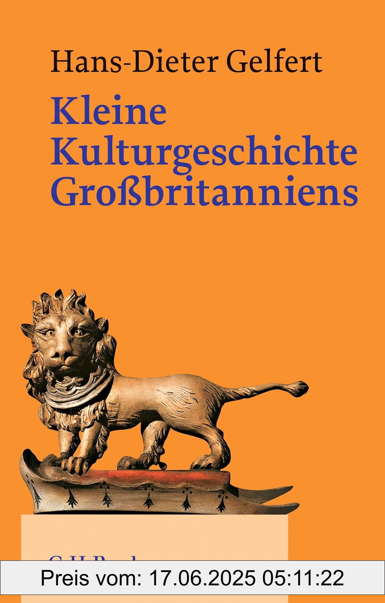 Binding : paperback, Edition : 2, Label : Kleine Kulturgeschichte Großbritanniens : Von Stonehenge bis zum Millennium Dome (Beck Paperback), medium : paperback, numberOfPages : 364, publicationDate : 2025-02-20, releaseDate : 2025-02-20, languages : german, ISBN : 3406791751