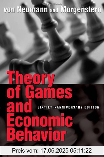 Binding : Taschenbuch, Edition : 60 Anv, Label : University Press Group Ltd, Publisher : University Press Group Ltd, PackageQuantity : 1, Format : Special Edition, medium : Taschenbuch, numberOfPages : 739, publicationDate : 2007-03-19, authors : Neumann, John Von, languages : english, ISBN : 0691130612