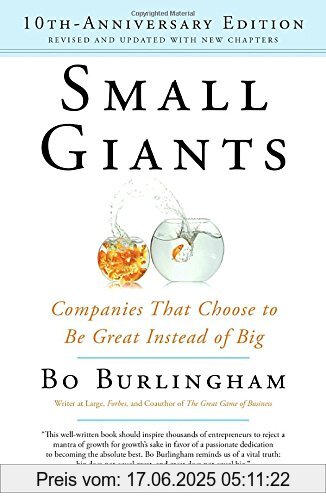 Binding : Taschenbuch, Edition : Anniversary., Label : Portfolio, Publisher : Portfolio, PackageQuantity : 25, medium : Taschenbuch, numberOfPages : 304, publicationDate : 2016-10-11, releaseDate : 2016-10-11, authors : Bo Burlingham, languages : english, ISBN : 014310960X