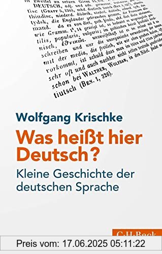 Binding : Taschenbuch, Edition : 2., aktualisierte und erweiterte, Label : C.H.Beck, Publisher : C.H.Beck, medium : Taschenbuch, numberOfPages : 368, publicationDate : 2022-10-13, releaseDate : 2022-10-13, authors : Wolfgang Krischke, ISBN : 3406791581