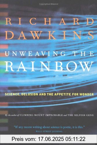 Binding : Taschenbuch, Edition : Reprint, Label : Mariner Books, Publisher : Mariner Books, NumberOfItems : 1, medium : Taschenbuch, numberOfPages : 352, publicationDate : 2000-04-05, authors : Richard Dawkins, languages : english, ISBN : 0618056734