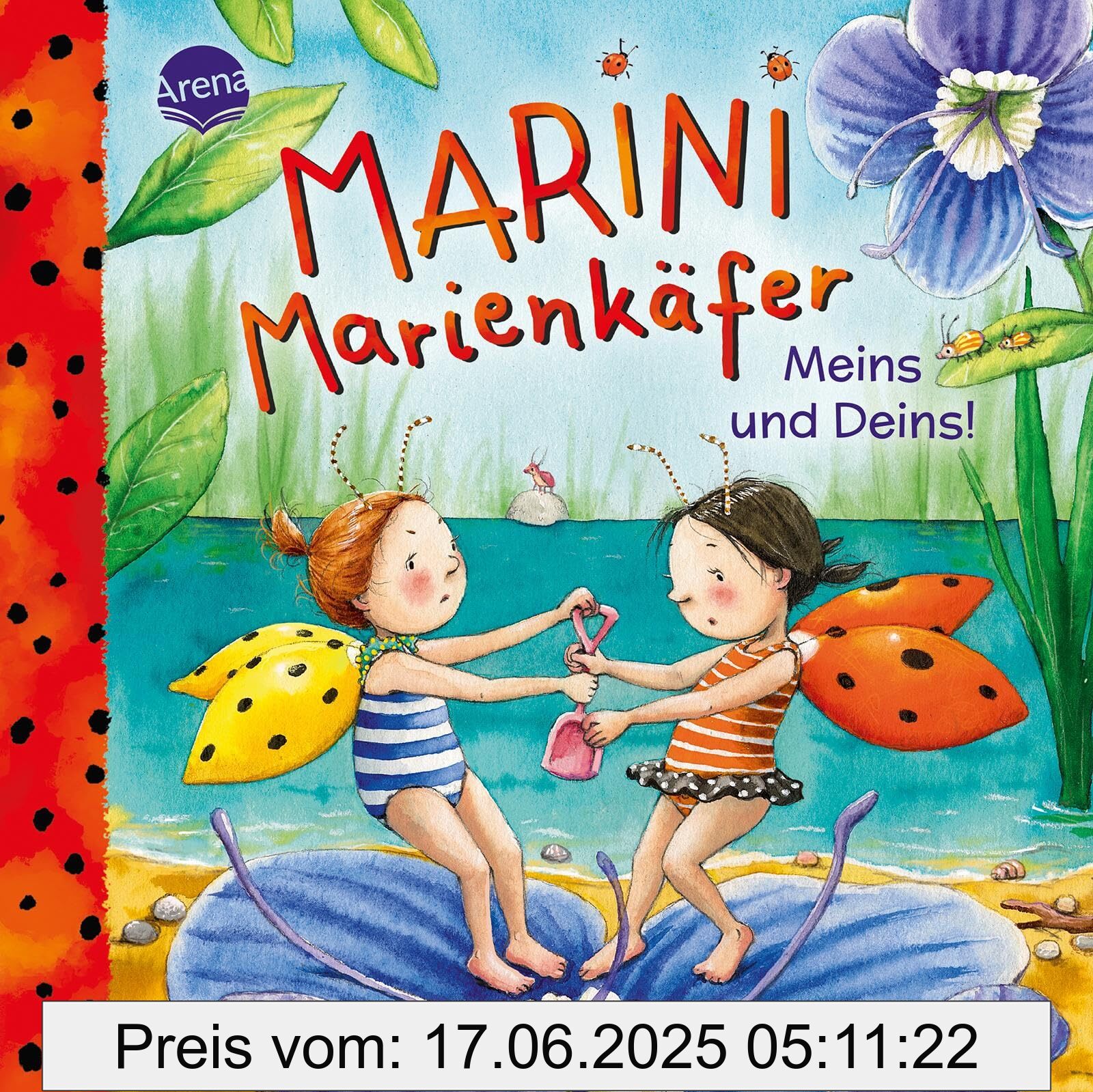 Binding : board_book, Label : Marini Marienkäfer. Meins und Deins! : Einfühlsames Pappbilderbuch mit großer Ausklappseite über das Teilen, das Kindern ab 2 Jahren dabei hilft mit starken Gefühlen umzugehen, medium : board_book, numberOfPages : 18, publicationDate : 2025-01-14, languages : german, ISBN : 3401720996