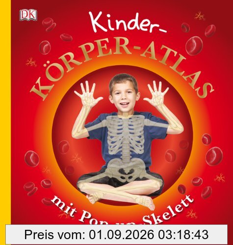 Kinder-Körper-Atlas mit Pop-up-Skelett
