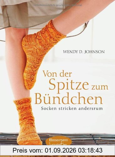 Von der Spitze zum Bündchen: Socken stricken andersrum