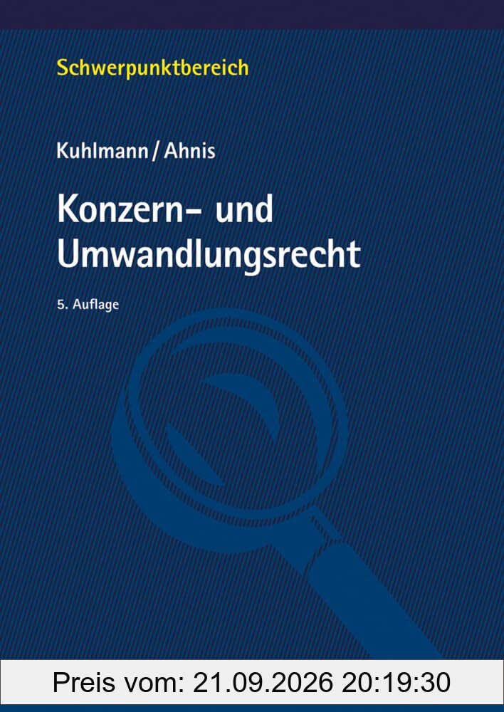 Konzern- und Umwandlungsrecht (Schwerpunktbereich)