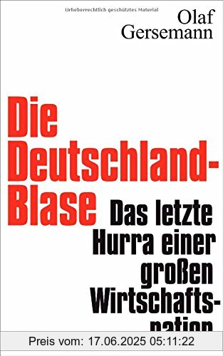 Binding : Gebundene Ausgabe, Label : Deutsche Verlags-Anstalt, Publisher : Deutsche Verlags-Anstalt, PackageQuantity : 1, medium : Gebundene Ausgabe, numberOfPages : 320, publicationDate : 2014-09-22, authors : Olaf Gersemann, languages : german, ISBN : 3421046573