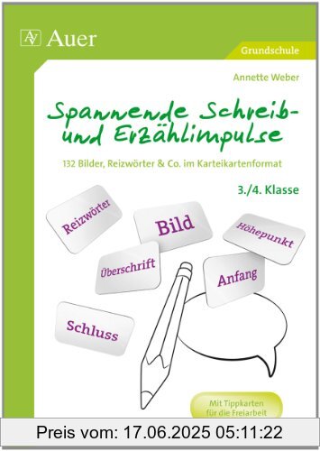 Binding : Broschiert, Edition : 1, Label : Auer Verlag in der AAP Lehrerfachverlage GmbH, Publisher : Auer Verlag in der AAP Lehrerfachverlage GmbH, medium : Broschiert, numberOfPages : 80, publicationDate : 2013-05-28, authors : Annette Weber, languages : german, ISBN : 3403071154