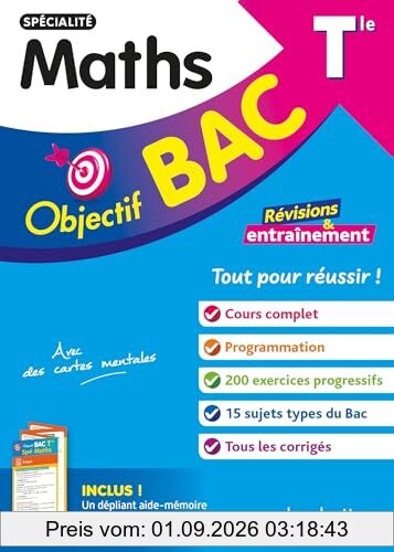 Maths terminale spécialité : révisions & entraînement