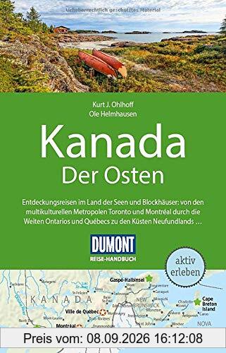 DuMont Reise-Handbuch Reiseführer Kanada, Der Osten: mit Extra-Reisekarte