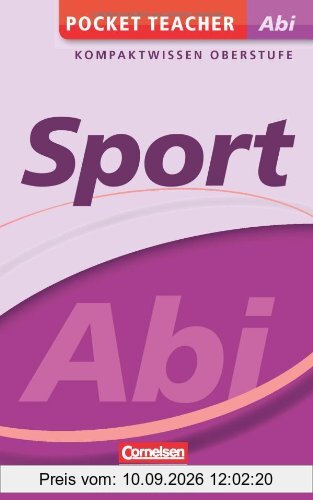 Pocket Teacher Abi - Sport - Cornelsen Scriptor: Kompaktwissen Oberstufe