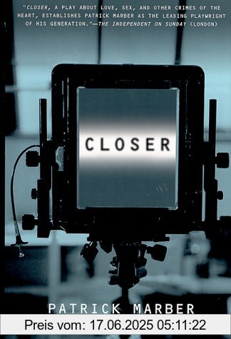 Binding : Taschenbuch, Edition : Grove Press., Label : Pub Group West, Publisher : Pub Group West, NumberOfItems : 1, medium : Taschenbuch, numberOfPages : 120, publicationDate : 1999-09-01, authors : Patrick Marber, languages : english, ISBN : 0802136451