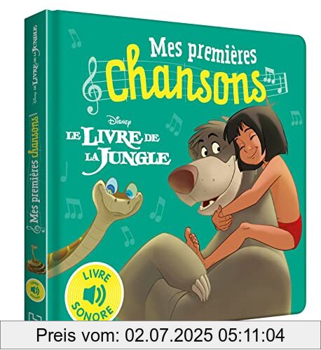 Die Buchhandlung in Oelde hat das Buch LE LIVRE DE LA JUNGLE - Mes Premières Chansons - Livre sonore - Disney