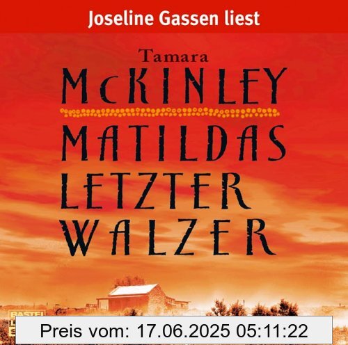 Binding : Audio CD, Edition : 1, Label : Bastei Lübbe (Bastei Stars), Publisher : Bastei Lübbe (Bastei Stars), NumberOfItems : 6, Format : Audiobook, medium : Audio CD, publicationDate : 2006-05-08, runningTime : 464 minutes, authors : Tamara McKinley, narrators : Joseline Gassen, languages : german, ISBN : 340477101X
