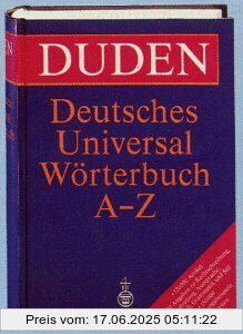 Binding : Gebundene Ausgabe, Edition : 2. vollst. überarb. u. erw. Aufl., Label : Bibliogr. Inst. + Brockha, Publisher : Bibliogr. Inst. + Brockha, NumberOfItems : 1, medium : Gebundene Ausgabe, numberOfPages : 1816, publicationDate : 1989-06-01, publishers : Günther Drosdowski, languages : english, ISBN : 3411021764