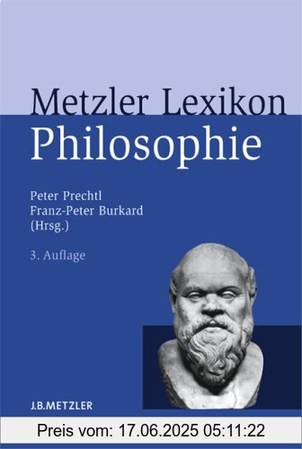 Binding : Gebundene Ausgabe, Edition : 3., aktualisierte und erweiterte Auflage., Label : Metzler, Publisher : Metzler, medium : Gebundene Ausgabe, numberOfPages : 705, publicationDate : 2008-09-08, publishers : Peter Prechtl, Franz-Peter Burkard, languages : german, ISBN : 3476021874