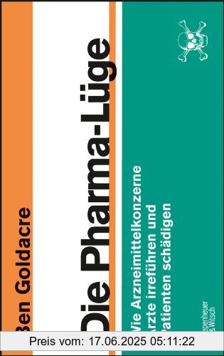 Binding : Broschiert, Edition : 1, Label : Kiepenheuer&Witsch, Publisher : Kiepenheuer&Witsch, medium : Broschiert, numberOfPages : 448, publicationDate : 2013-08-15, authors : Ben Goldacre, languages : german, ISBN : 3462045776