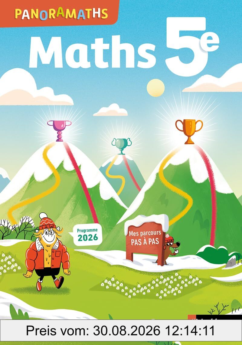 Maths 5e : programme 2026