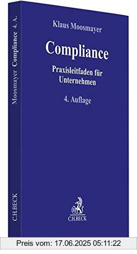 Brand : Beck C. H., Binding : Taschenbuch, Edition : 4, Label : C.H.Beck, Publisher : C.H.Beck, medium : Taschenbuch, numberOfPages : 160, publicationDate : 2021-07-31, authors : Klaus Moosmayer, ISBN : 3406726704