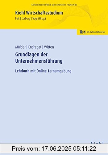 Binding : Taschenbuch, Edition : Mit digitalen Mehrwerten (Online-Buch und Online-Training inklusive)., Label : NWB Verlag, Publisher : NWB Verlag, medium : Taschenbuch, numberOfPages : 217, publicationDate : 2017-12-15, authors : Wilhelm Mülder, Rolf Endregat, Elmar Witten, publishers : Kristian Foit, Daniel Lorberg LL.M. M.A., Bernard Vogl, ISBN : 3470102619