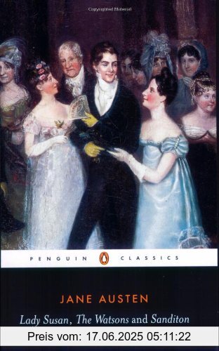 Binding : Taschenbuch, Edition : New ed., Label : Penguin Classics, Publisher : Penguin Classics, NumberOfItems : 1, PackageQuantity : 1, medium : Taschenbuch, numberOfPages : 224, publicationDate : 1974-11-28, releaseDate : 2012-01-26, authors : Jane Austen, languages : english, ISBN : 0140431020