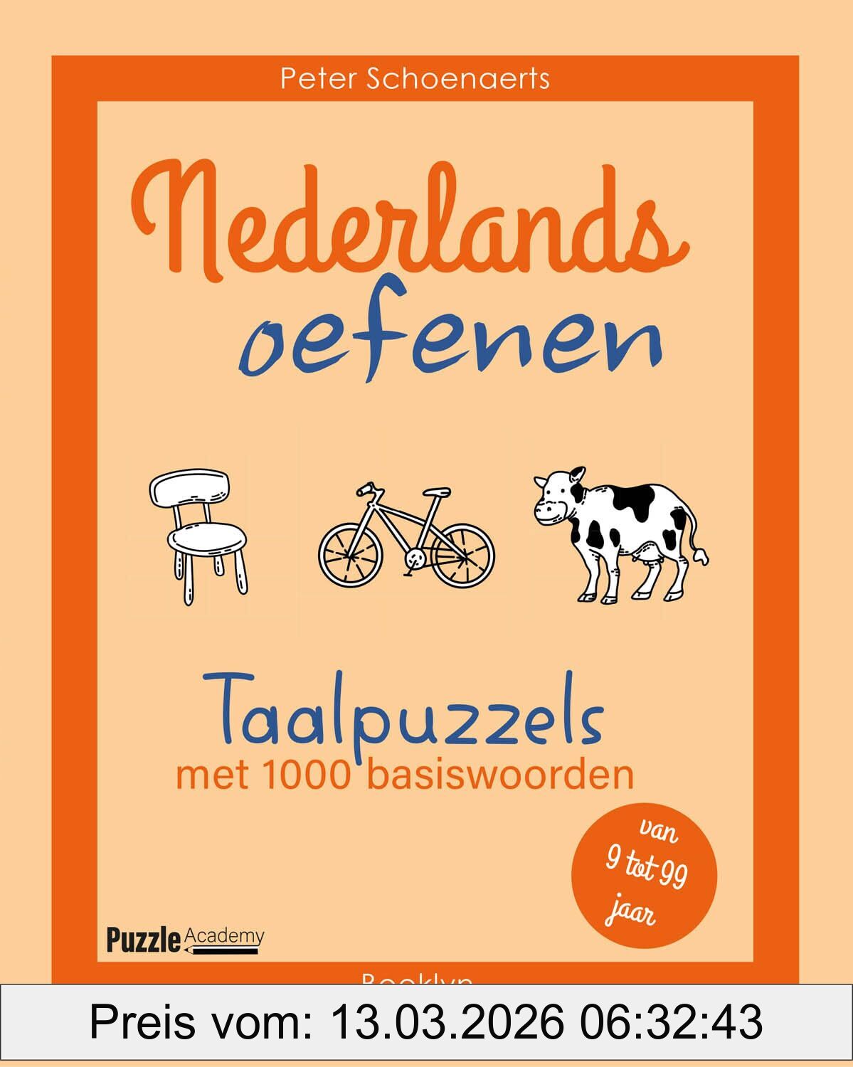 Peter Schoenaerts Nederlands Oefenen, Taalpuzzels Met 1000 Basiswoorden
