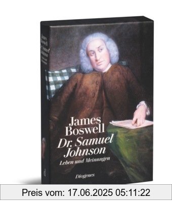 Binding : Gebundene Ausgabe, Edition : 1., Aufl., Label : Diogenes, Publisher : Diogenes, medium : Gebundene Ausgabe, numberOfPages : 818, publicationDate : 2008-12-01, authors : James Boswell, languages : german, ISBN : 3257066732