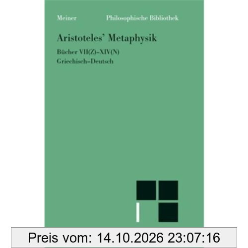 Metaphysik: 2. Halbband (Bücher VII-XIV)