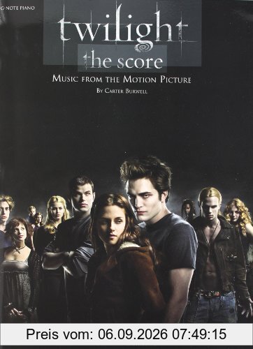 Carter Burwell Twilight The Score (Big Note Piano) Pf