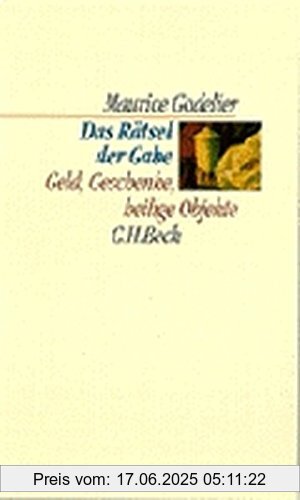 Binding : Gebundene Ausgabe, Edition : 1, Label : C.H.Beck, Publisher : C.H.Beck, medium : Gebundene Ausgabe, numberOfPages : 308, publicationDate : 1999-09-06, releaseDate : 1999-09-06, authors : Maurice Godelier, translators : Martin Pfeiffer, ISBN : 3406452671