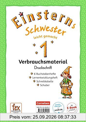 Einsterns Schwester - Erstlesen - Neubearbeitung / 1. Schuljahr - Leicht gemacht: Druckschrift: 6 Buchstabenhefte und Lernentwicklungsheft. …