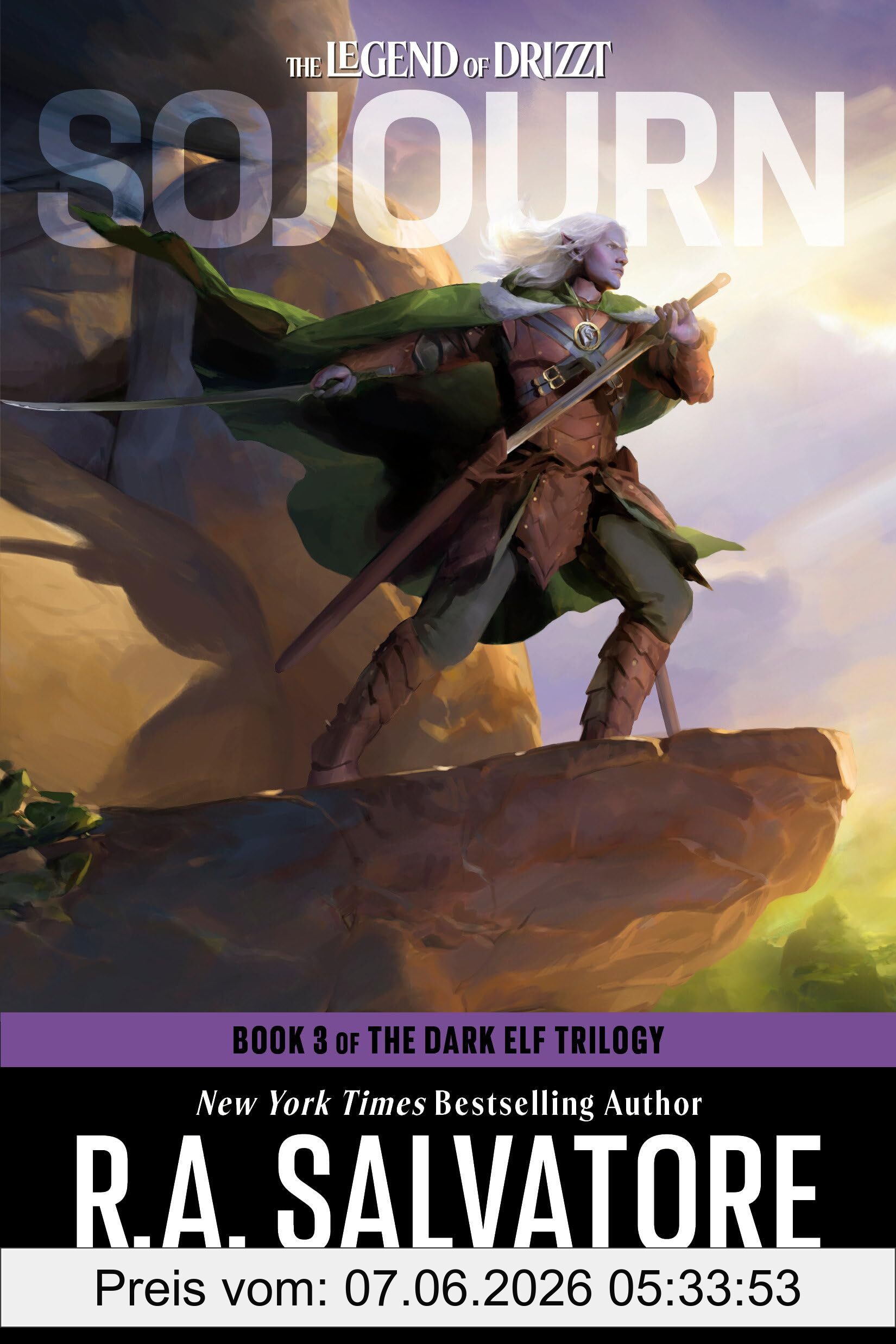 Salvatore, R. A. Sojourn, Dungeons & Dragons, Book 3 Of The Dark Elf Trilogy (The Legend Of Drizzt, Band 3)