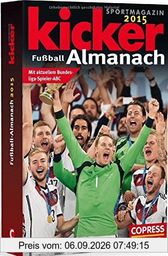Kicker Fußball-Almanach 2015
